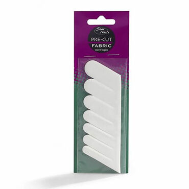 Star Nails Pre-Cut Fibreglass Strips Pack of 10 7 fingers