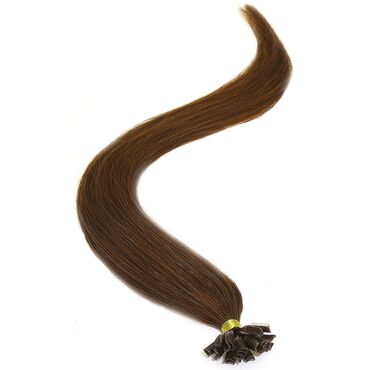 American Pride U-TIP Human Hair Extensions - 4 Brown 18