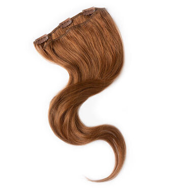 Wildest Dreams Clip In Half Head Human Hair Extension 18 Inch - 6 Sunkissed Brown