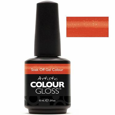 Artistic Colour Gloss Soak Off Gel Polish - Haute Cout Orange 15ml