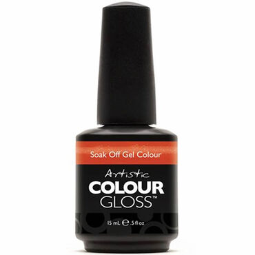 Artistic Colour Gloss Soak Off Gel Polish - Haute Cout Orange 15ml