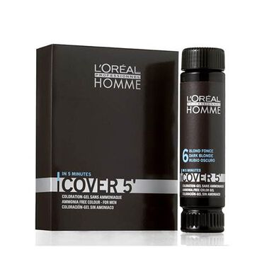 L'Oréal Professionnel Homme Cover 5 Semi Permanent Hair Colour - No 3 Pack of 3 50ml