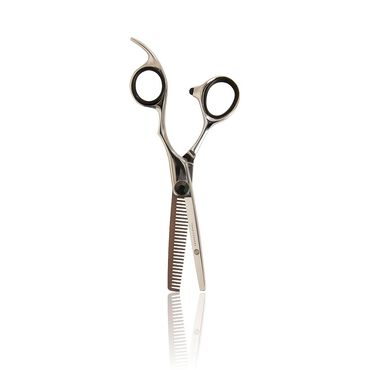 S Professional Black Screw Thinner Scissor