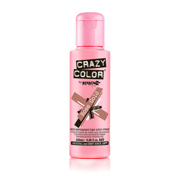 Crazy Color Crazy Color Semi Permanent Hair Colour Cream - Rose Gold 100ml
