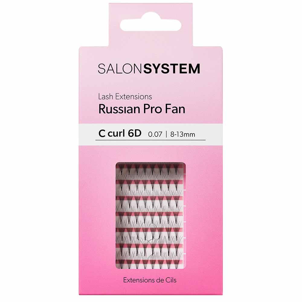 Salon System Lash Extensions ProFan C-Curl 6D 8-13mm 31g