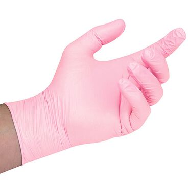 Econo Nitrile Small Pink Gloves x 100