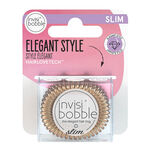 invisibobble Slim Hair Ties, Bronze Me Pretty, Pack of 3
