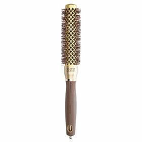 Olivia Garden Expert Blowout Round Hair Brush Speed Gold & Brown 25mm