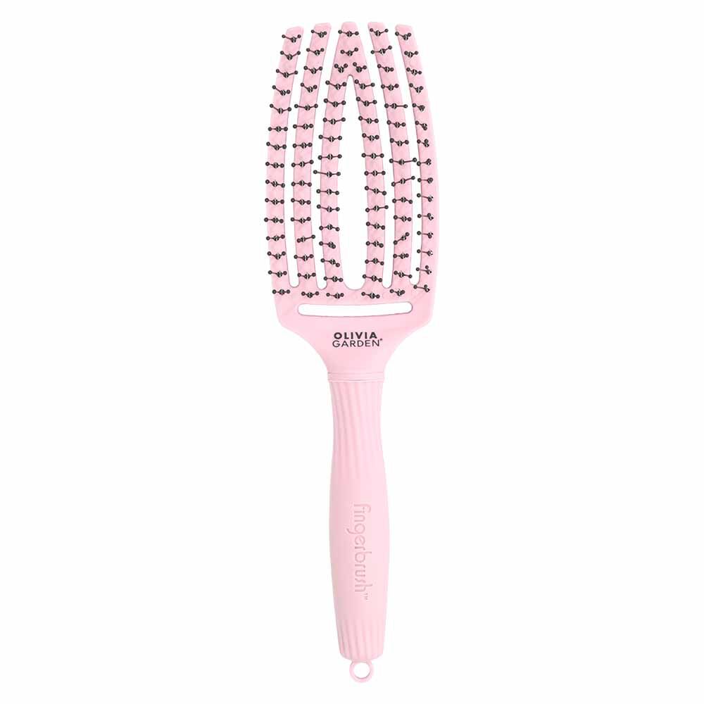Olivia Garden Fingerbrush Care hairbrush Pink
