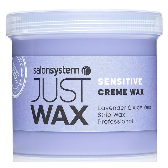 Just Wax Sensitive Lavender & Aloe Vera Cr&egrave;me Strip Wax 450g
