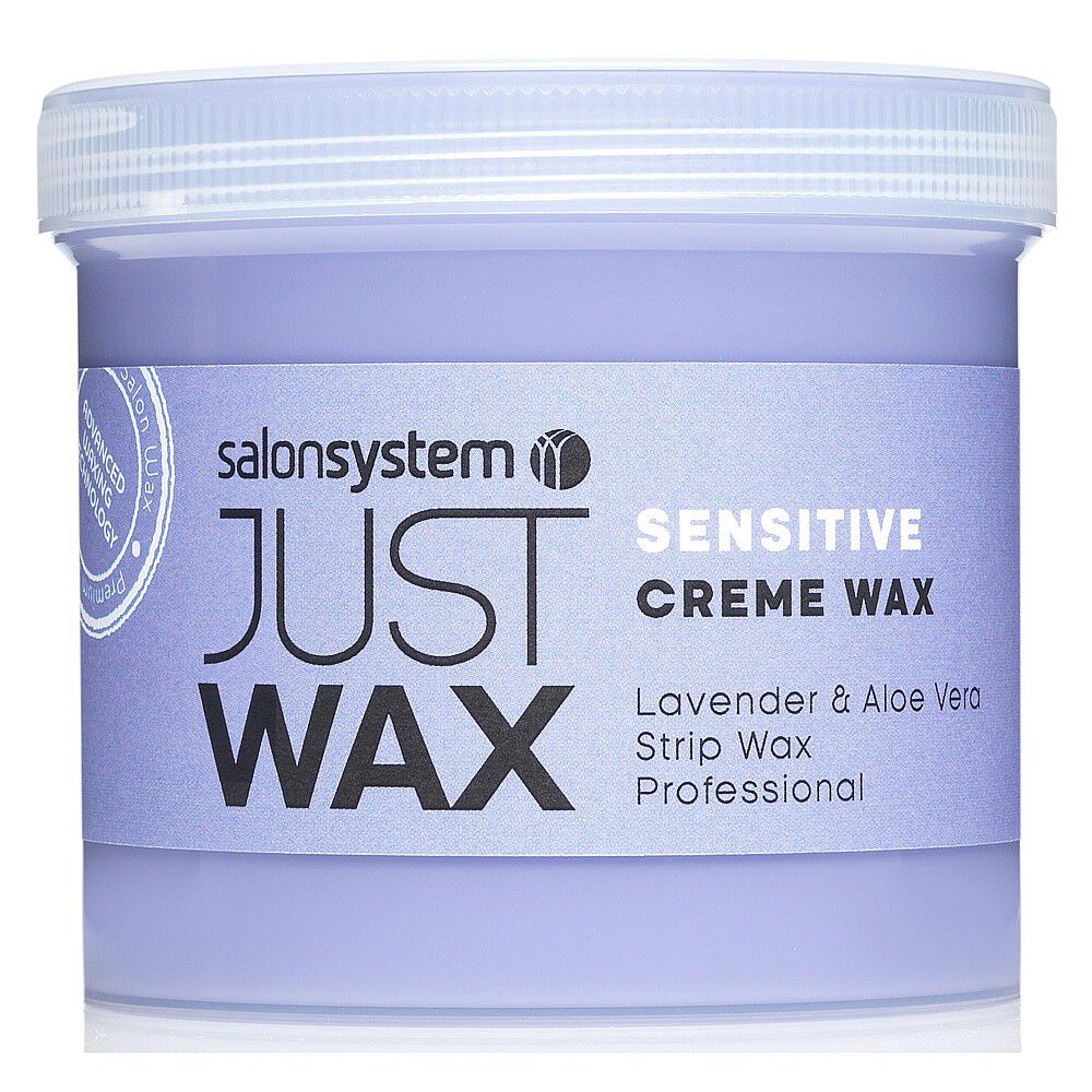 Just Wax Sensitive Lavender & Aloe Vera Brazilian Crème Strip Wax 450g
