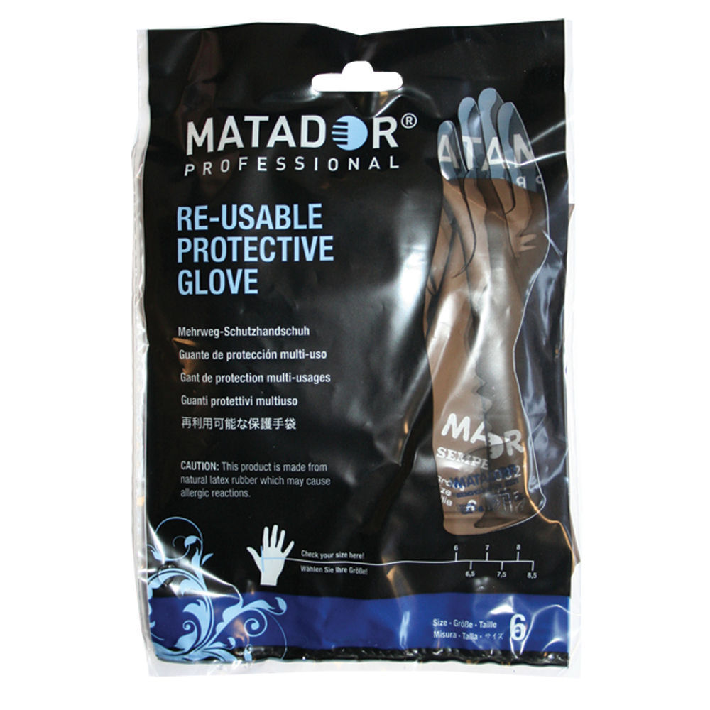 Matador Reusable Protective Gloves, 6ins, 1 Pair
