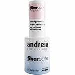 Andreia Professional Fiber Base Milky White - Base Coat With Fibers, 10.5ml