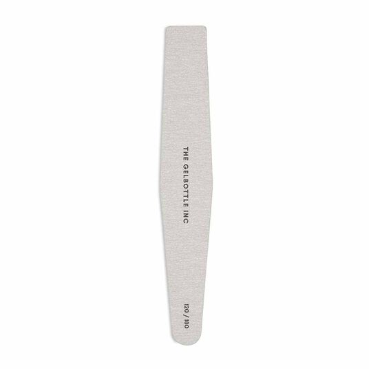 The Gel Bottle Inc. 120/180 Grey Coffin Nail File - Pack of 5