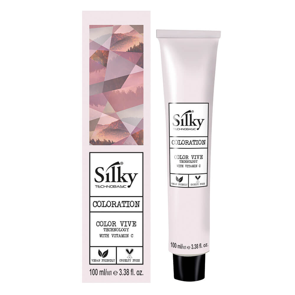 Silky Coloration Color Vive Permanent Hair Colour - 7.4 100ml