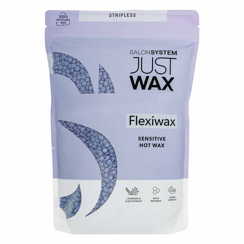 Just Wax Flexiwax Sensitive Lavender & Aloe Stripless Hot Wax Beads 700g