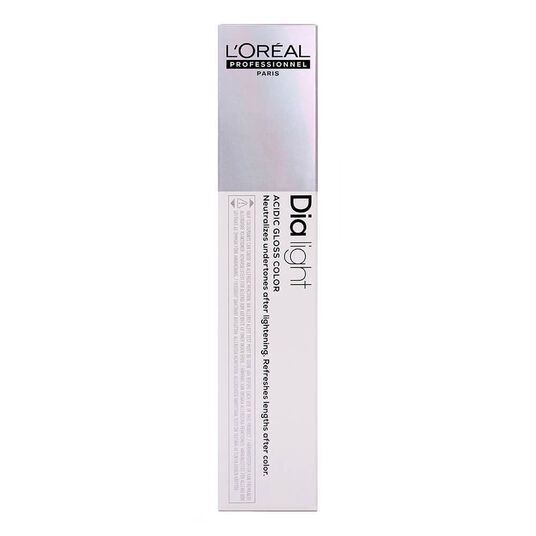 L'Or&eacute;al Professionnel Dia light Demi Permanent Hyaluronic Acidic Gloss Hair Colour - 9.21 Very Light Iridescent Ash Blonde Milkshake 50ml