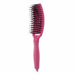 Olivia Garden Care Ionic Fingerbrush Hairbrush - Hot Pink