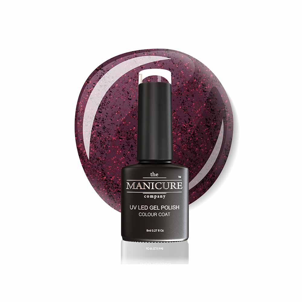 The Manicure Company Original Gel Polish Professional Colour Coat - Glitter Noir 8ml