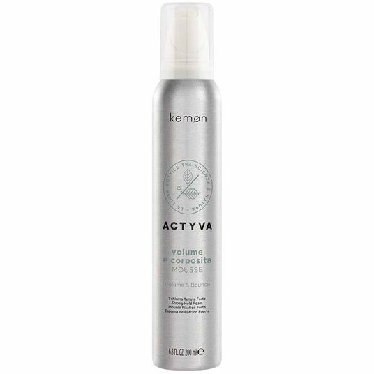 Kemon Actyva Volume E Corposit&agrave; Strong Hold Hair Mousse 200ml