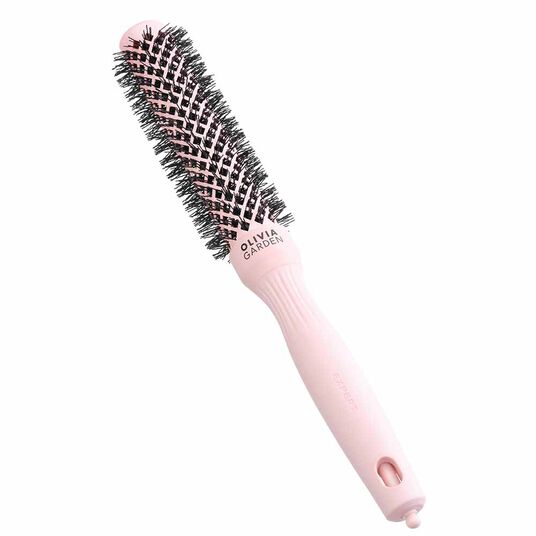Olivia Garden Expert Blowout Speed Wavy Bristles Pastel Pink Brush 25mm