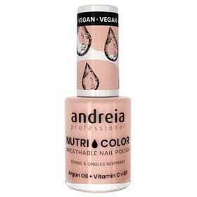 Andreia Professional Nutri Color NC 10 Light Pink Nude - Nail Polish, 10.5ml
