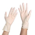 S-PRO Powder-Free Latex Gloves, Medium, Pack of 100