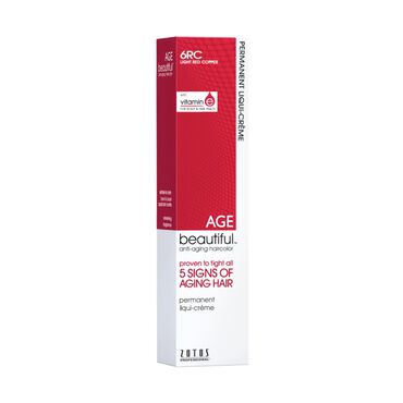 AGEbeautiful Permanent Hair Colour - 6RC Light Red Copper 60ml