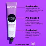 Matrix SoColor Pre-Bonded Permanent Hair Colour, Extra Coverage - 506NW 90ml