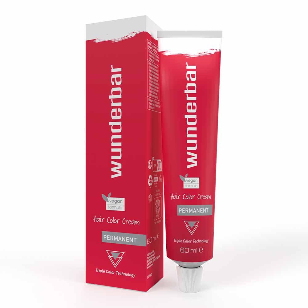 Wunderbar Permanent Hair Color Cream 8/74 60ml