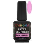 Chroma Gel One Step Gel Polish - Pastel Polka Dots 15ml