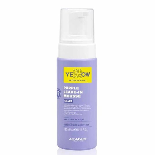 Yellow Professional Silver Purple Leave-In Mousse 160ml