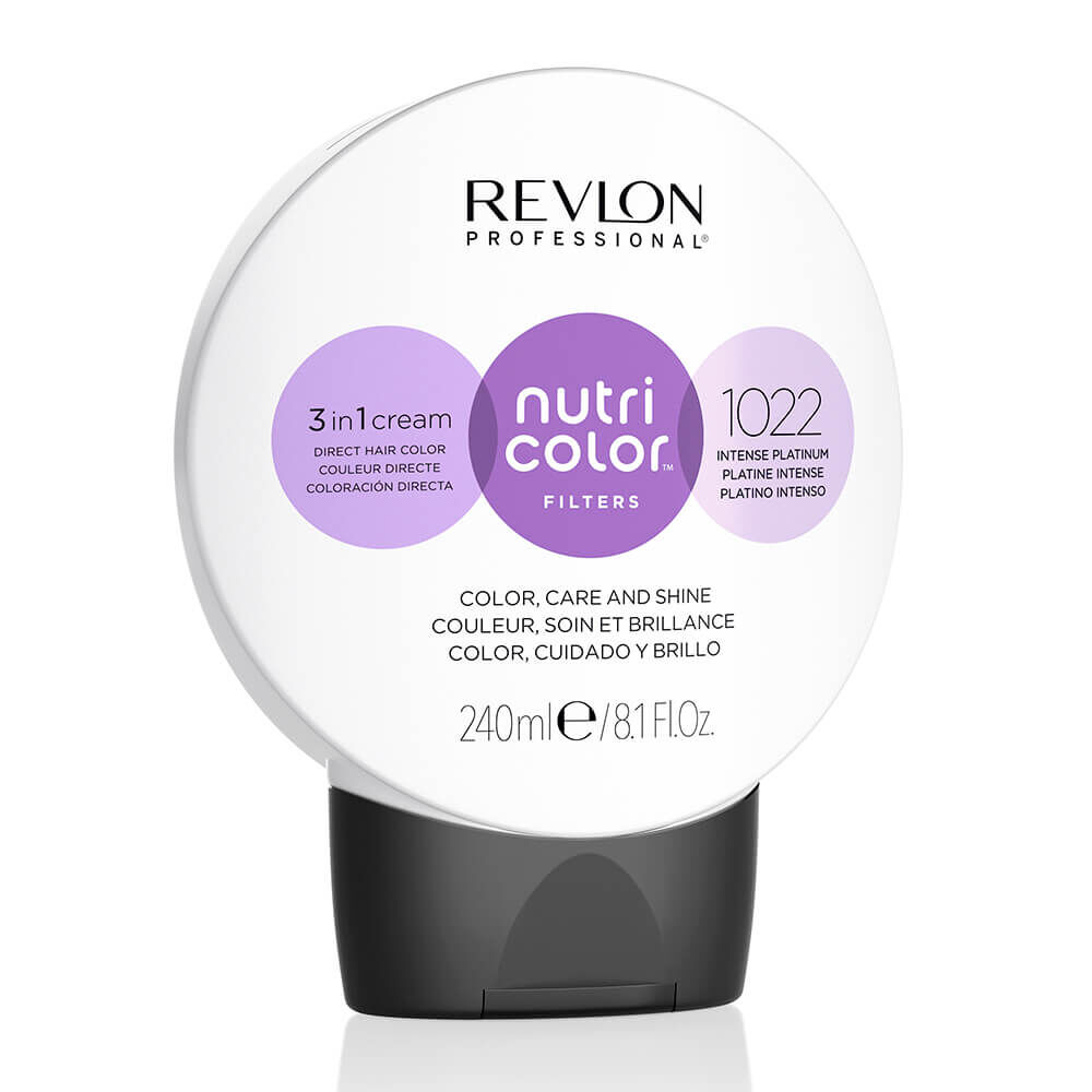 Revlon Nutri Color Filters Hair Colour 1022 Intense Platinum 240ml