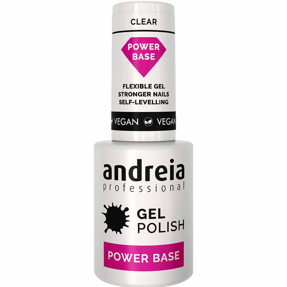 Andreia Professional Power Base Clear - High Viscosity Base Coat, 10.5ml
