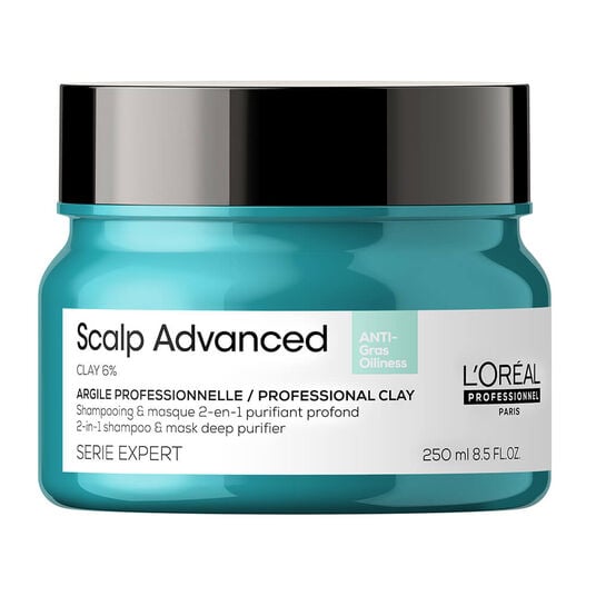 L'Or&eacute;al Professionnel Serie Expert Scalp Advanced Anti-Oiliness 2-in-1 Deep Purifier Clay Mask 250ml