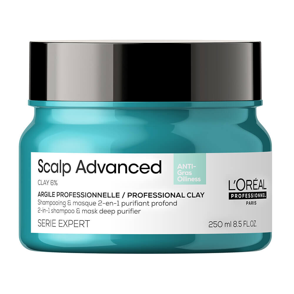 L'Oréal Professionnel Serie Expert Scalp Advanced Anti-Oiliness 2-in-1 Deep Purifier Clay Mask 250ml