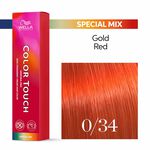 Wella Professionals Color Touch Demi-Permanent Hair Colour - 0/34 Red Gold Special Mix 60ml