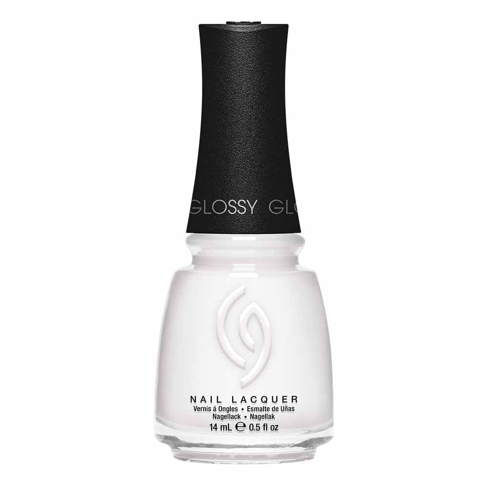China Glaze Nail Lacquer - White on White 14ml