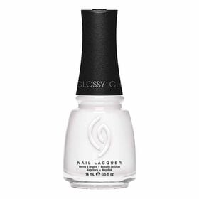 China Glaze Nail Lacquer - White on White 14ml