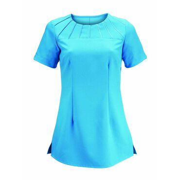 Alexandra Women's Satin Trim Tunic - Peacock