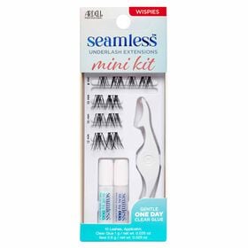 Ardell Seamless Underlash Extensions Wispies 10 Ct, 1 Day Clear Glue & Seal Mini Kit