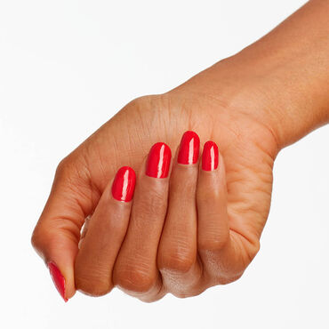 OPI Infinite Shine Easy Apply & Long-Lasting Gel Effect Nail Lacquer - Unrepentantly red 15ml 