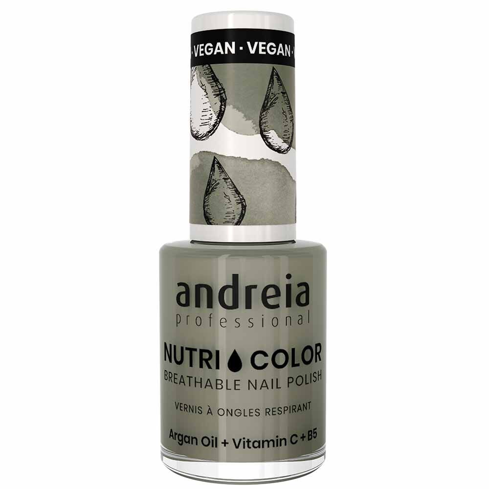 Andreia Professional Nutri Color NC 20 Army Green - Nail Polish, 10.5ml