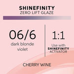 Wella Professionals Shinefinity Zero Lift Glaze - 06/6 Cool Cherry Wine 60ml