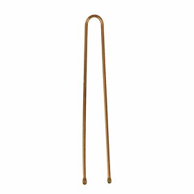 Sibel Metal Straight Bobby Pins 60mm, Brown, Pack of 50