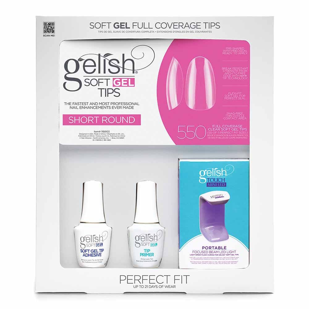 Gelish Soft Gel Kit - Short Round Nails