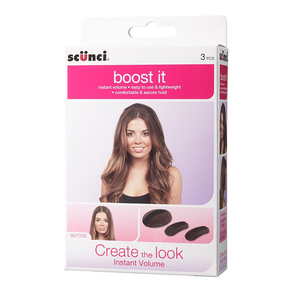 Scunci Boost It Hair Bands Ties Bun Rolls Salon Services