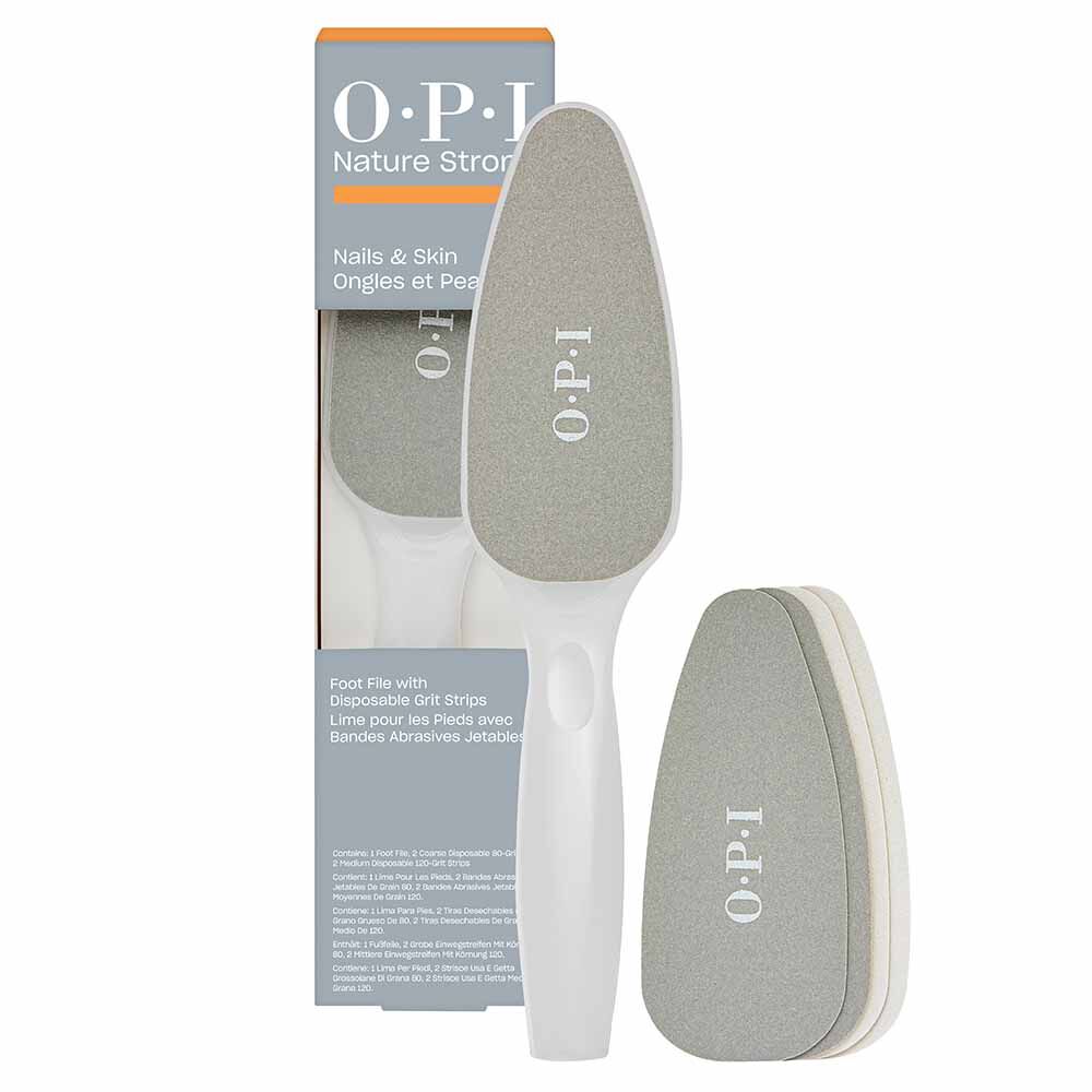 OPI Nature Strong Skincare Dual Sided Foot File with Disposable Grit 102g