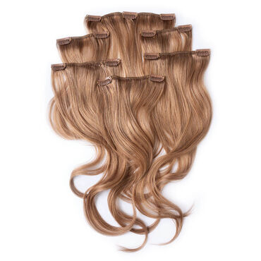 Wildest Dreams Clip In Full Head Human Hair Extension 18 Inch - 8 Cappuccino Brown