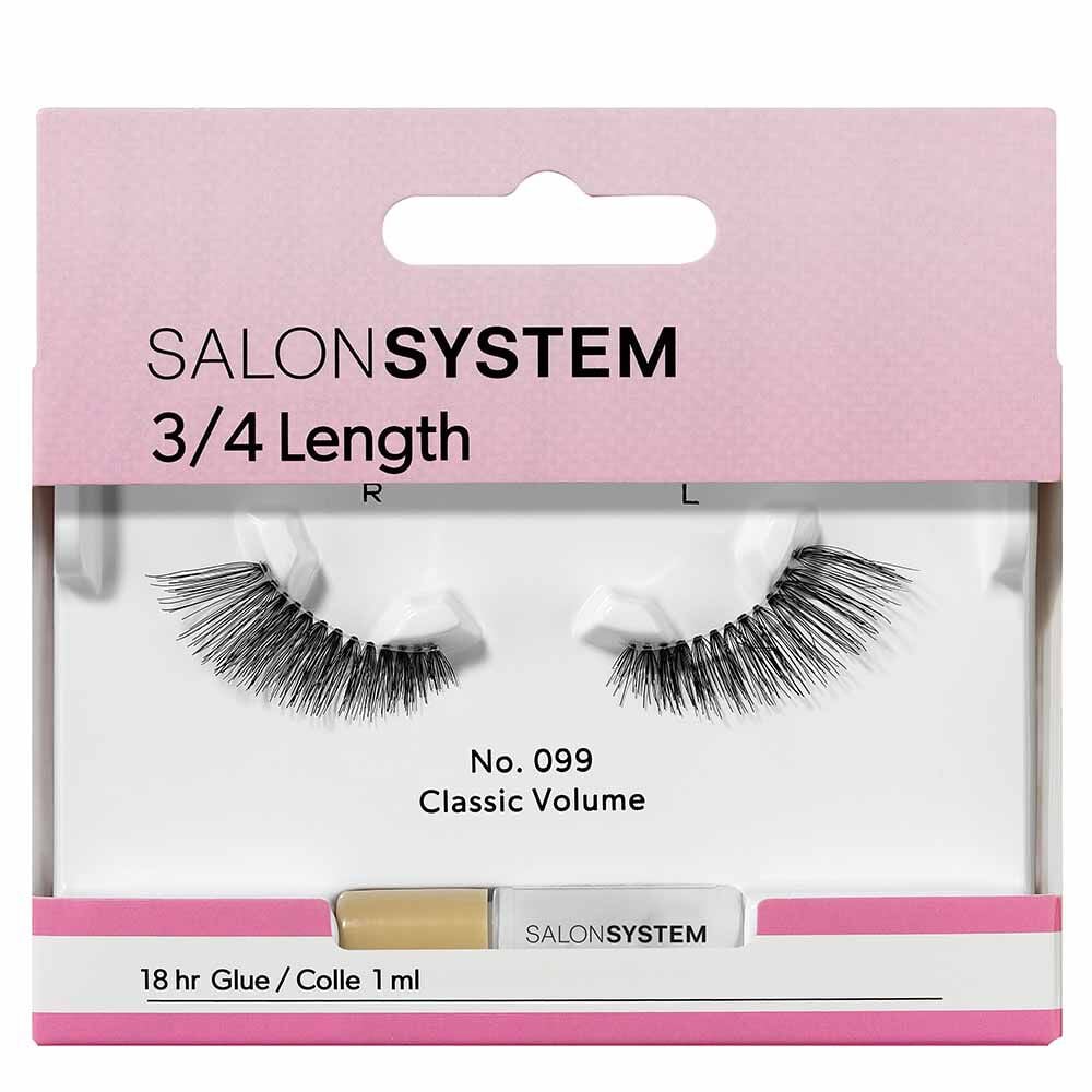 Salon System Strip Lash 099 3/4 Length